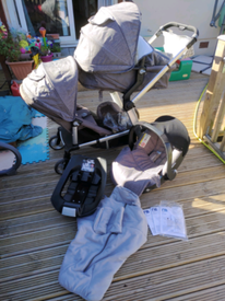 mothercare genie travel system
